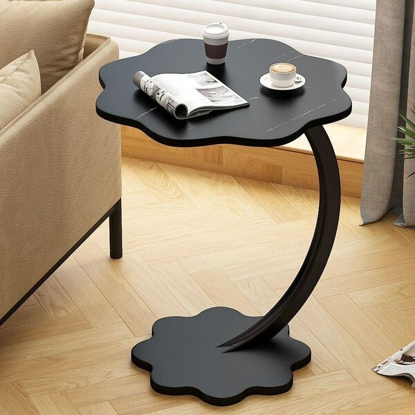 Table d'appoint fleur moderne