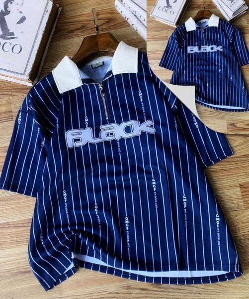 Polo rayé tendance homme