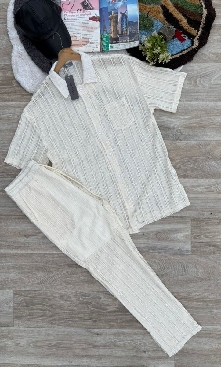 Ensemble chemise et pantalon élégants