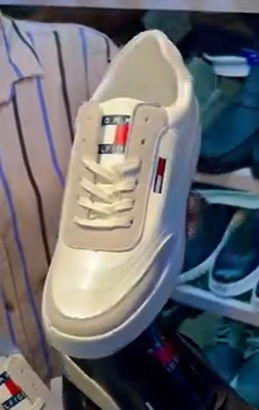 Men's running shoes, white