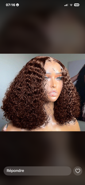 Perruque Bouclée Naturelle