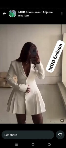 Robe blazer élégante femme