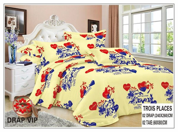 Parure de lit "Love" 3 places