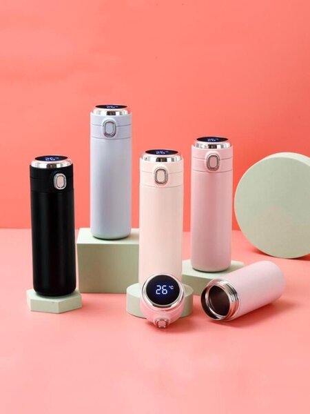 Thermos tactile intelligent en acier inoxydable