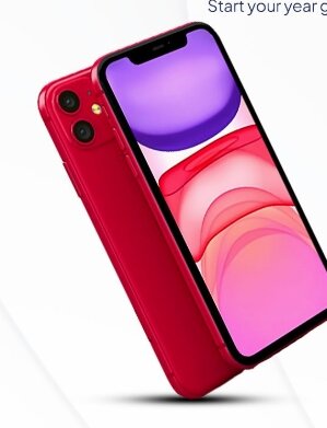 iPhone 11 64 gb red 