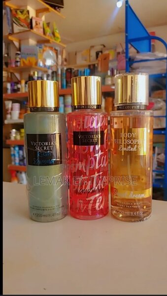 Body philosophy:60gh, Victorian secret:90gh, small splash 35