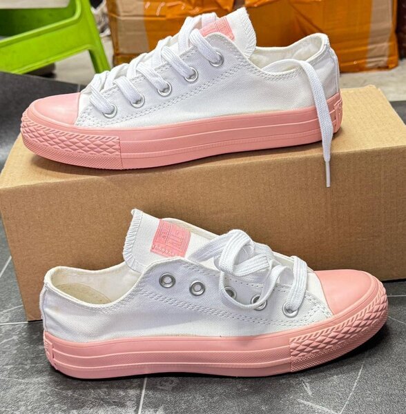 Sneakers colorés en toile