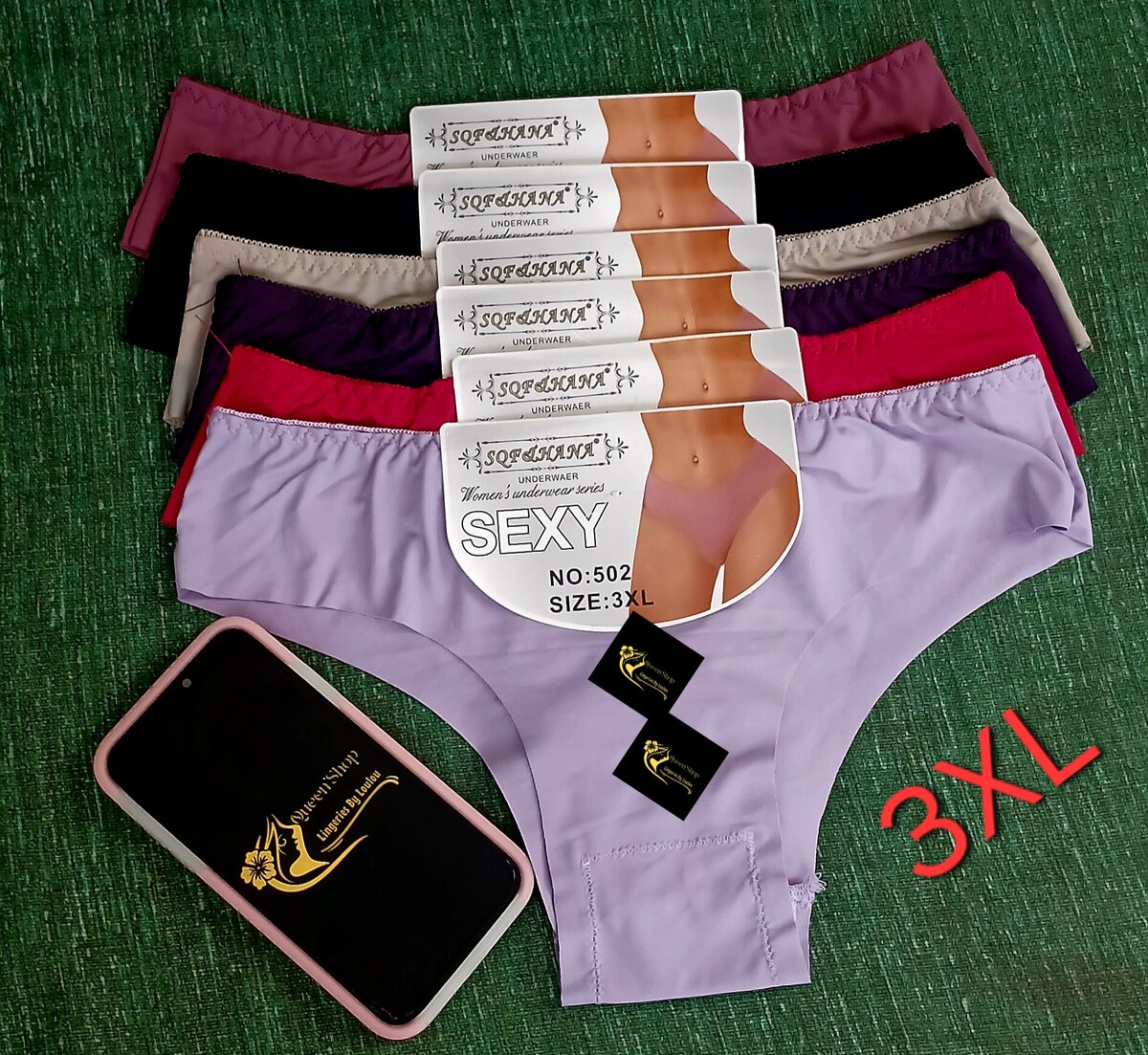 12 Lots de culotte sans-trace