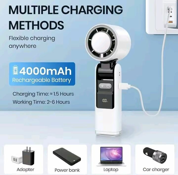 Ventilateur Portable Multifonctionnel