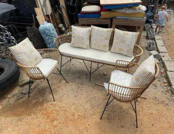 Ensemble mobilier extérieur rotin