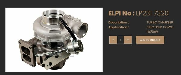 Turbocompresseur performant HX50W