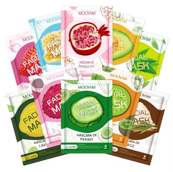 Masques faciaux hydratants MOOYAM