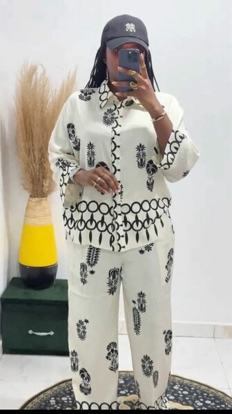 Ensemble Chemise et Pantalon Imprimé