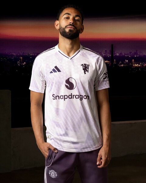 Maillot de football blanc homme