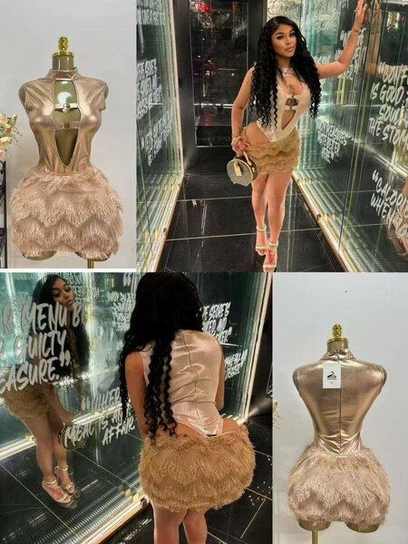 Robe cocktail glamour satinée