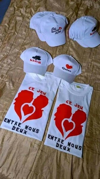 T-shirts et Casquettes Couple Amour