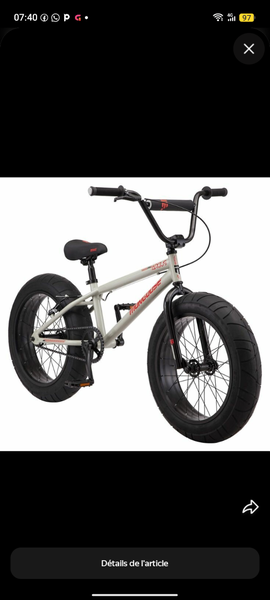 Vélo BMX Fat Tire Enfant