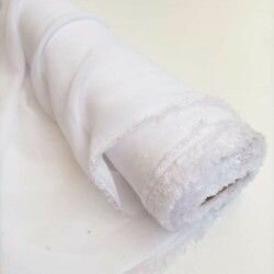Tissu Polaire Blanc Doux