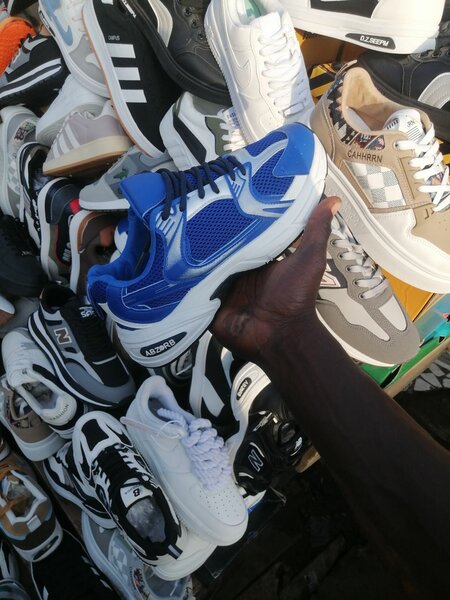 Baskets de sport bleu ultra-confort