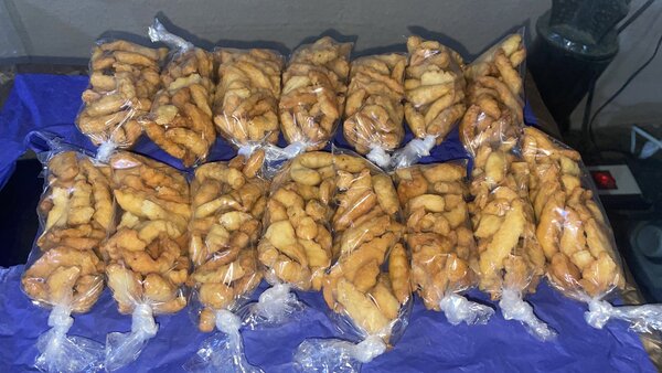 Croquants croustillants par lot