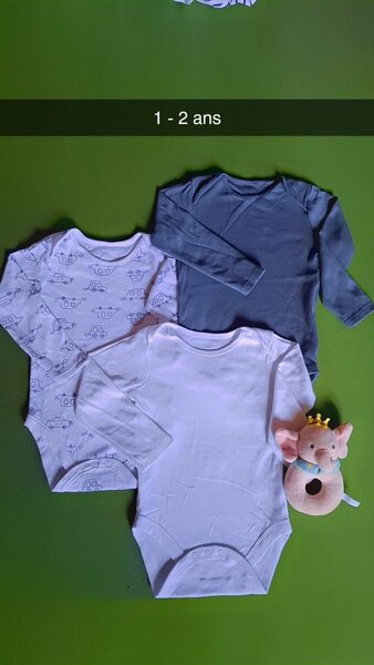 Lot de bodies bébé 1-2 ans