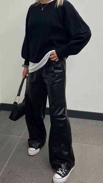 Кожаные брюки для весны 44-46