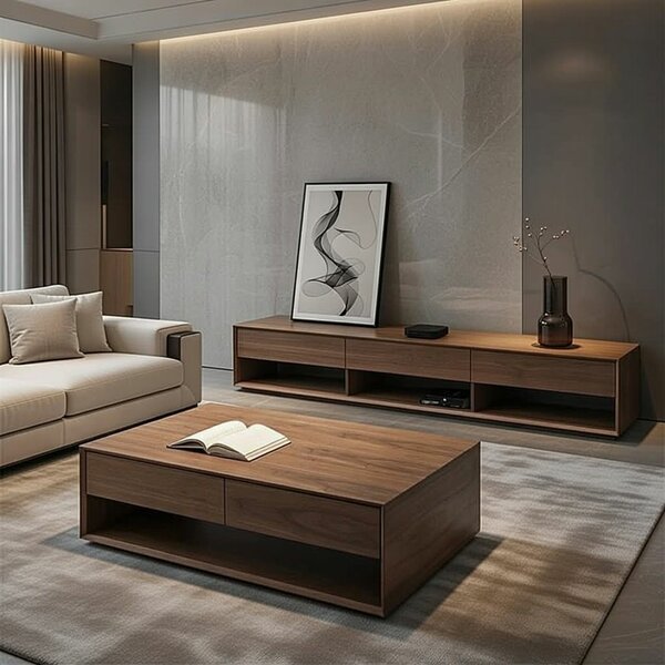 Meuble TV fabriqué en mélamine