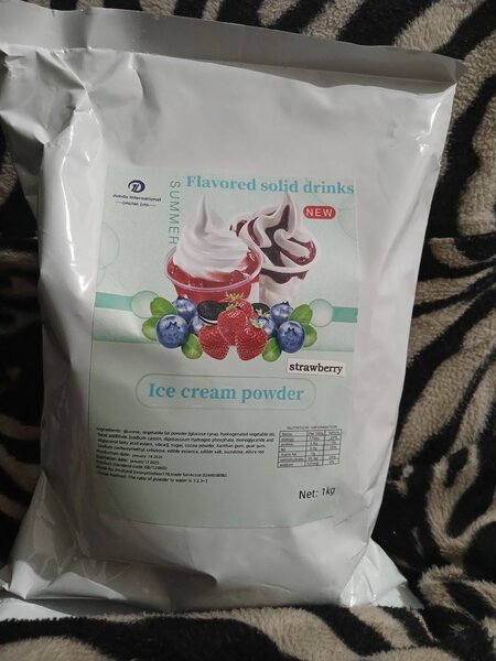 Ice cream powder