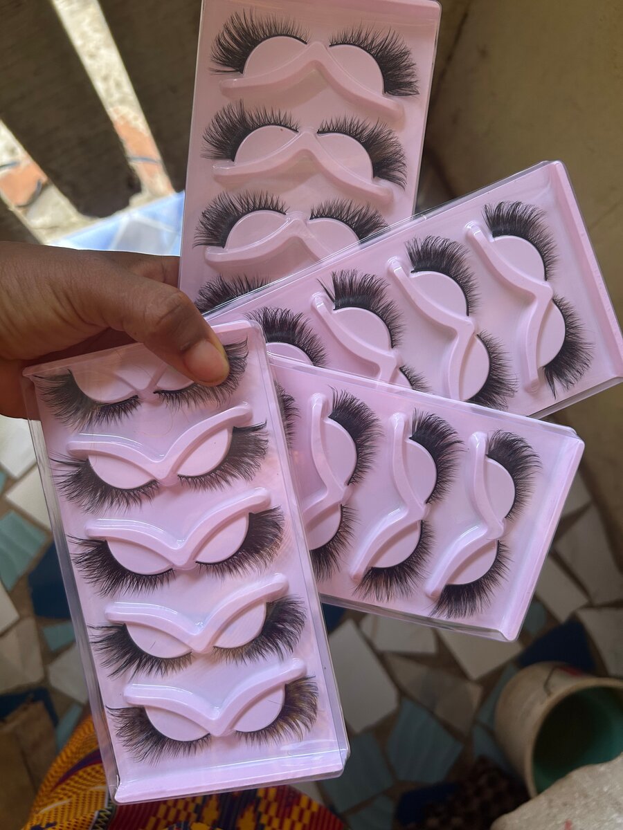 Faux cils volumineux 5 paires