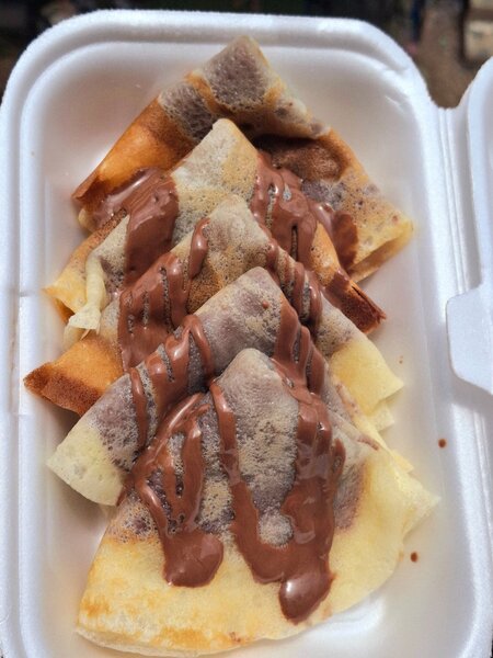 Délicieux crêpes au chocolat