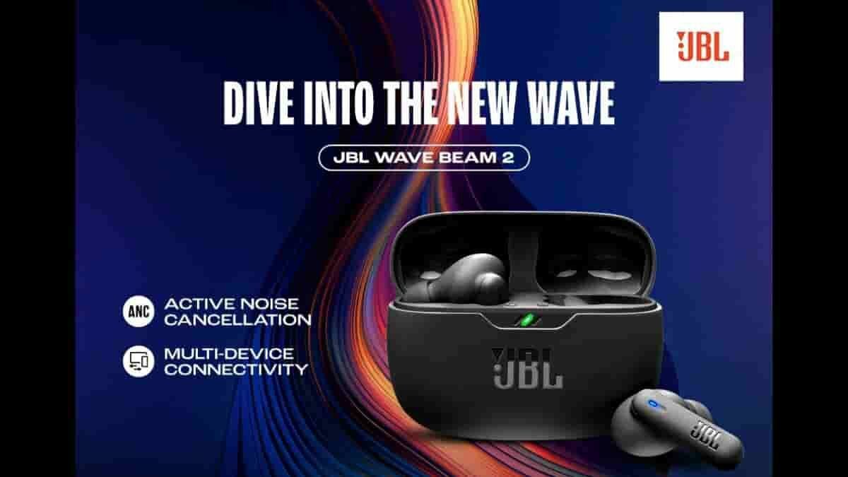 Écouteurs sans fil JBL Wave Beam 2