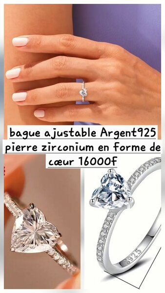 Bague ajustable Argent 925