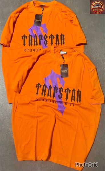 T-shirt orange Trapstar