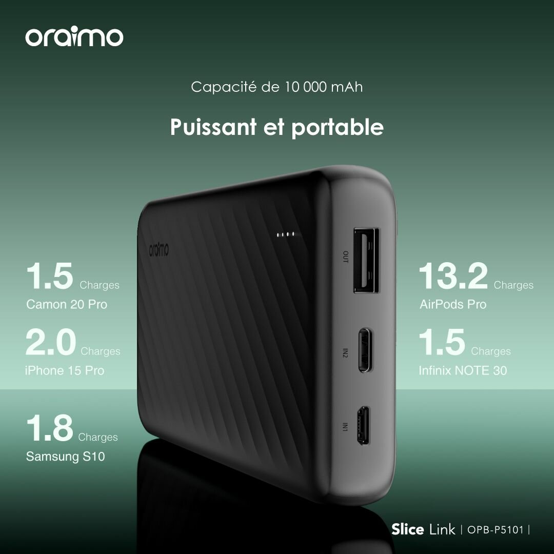 Powerbank Oraimo 10000mAh