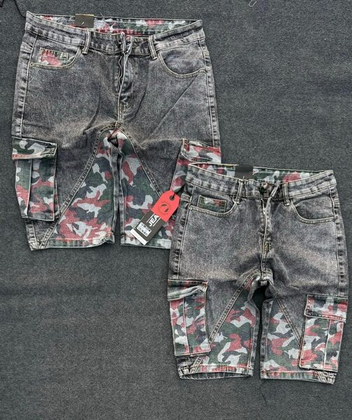 Shorts en Jean Camouflage