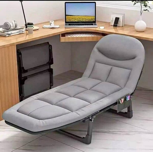 Chaise longue pliante confortable