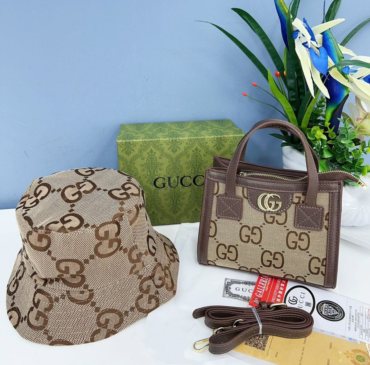 Gucci and Fendi bag