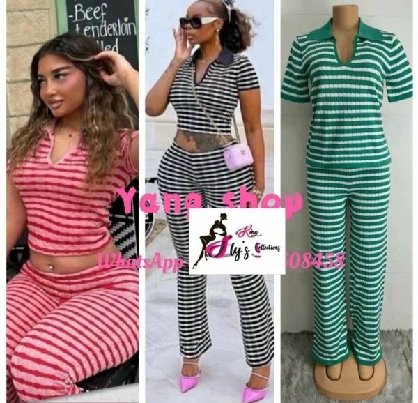 Ensemble côtelé tendance