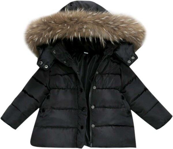 Doudoune Enfant à Capuche Chaude