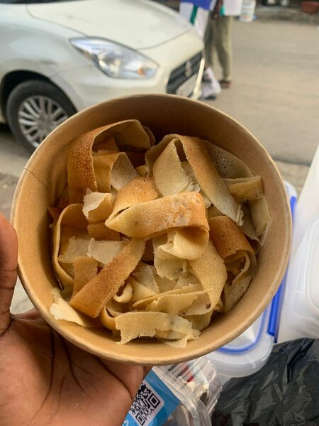 Chips de crêpe croustillants