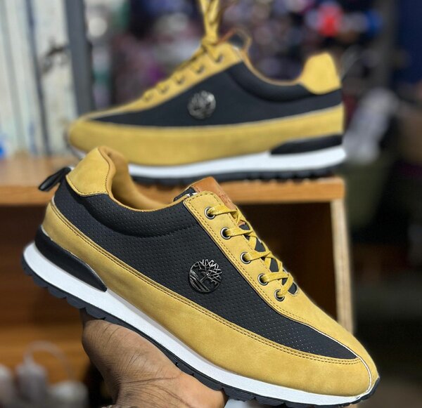 Sneakers tendance en cuir pour hommes