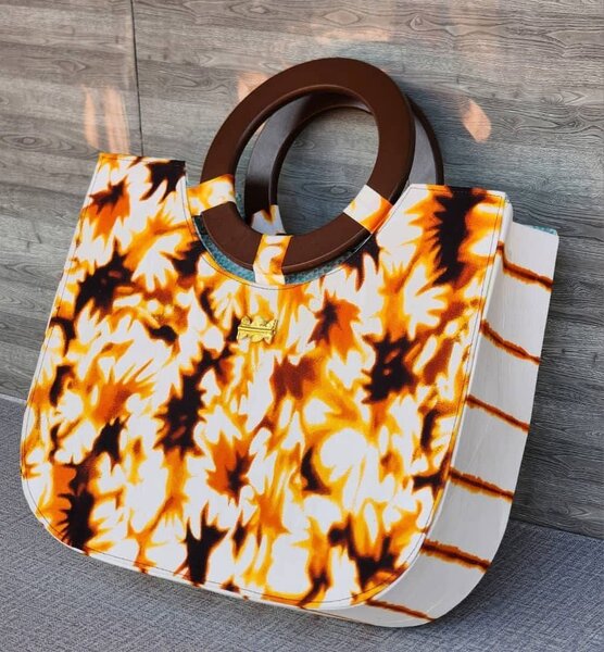 Sac fourre-tout en toile artistique