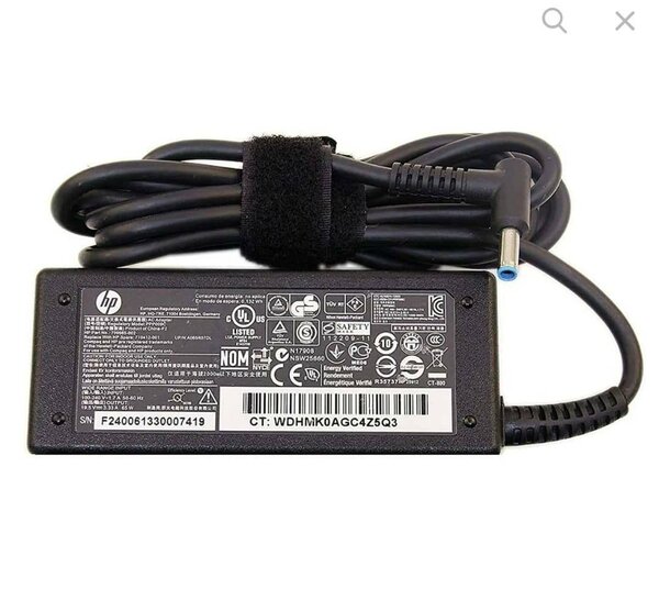 CHARGEUR HP 65w 19.5V 3.33A BOUT BLEU 4.5mm x 3.0mm(4530)