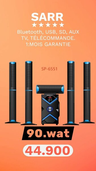 Système Home Cinéma Bluetooth 90W