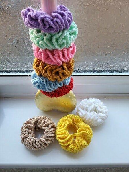 2 Chouchous en laine colorés