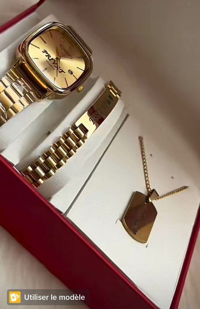 Montre avec collier et bracelet