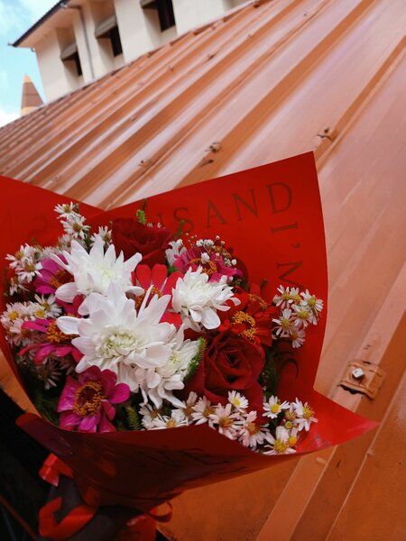 Bouquet de fleurs colorées