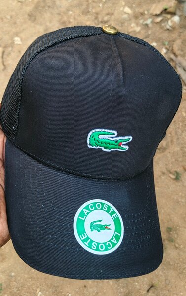 Casquette Lacoste Trucker Noir