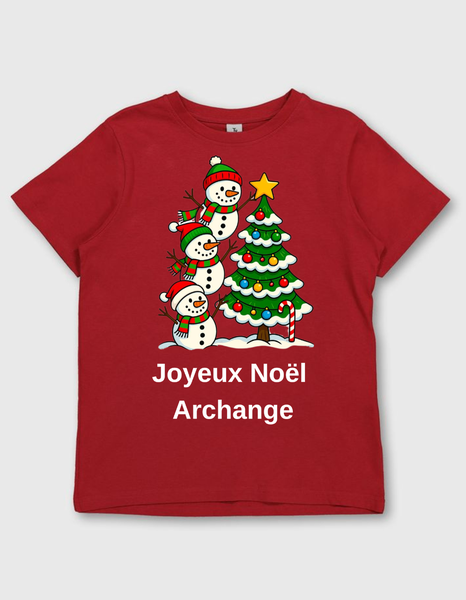 T-shirt de Noël Enfant Personnalisé