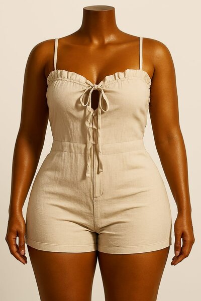 Combinaison d'été en lin
